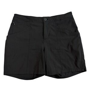 Patagonia High Spy Shorts Black Women's Size 8 Hiking Camping Gorpcore